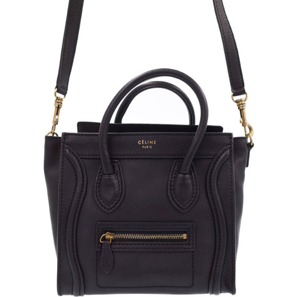 Celine Luggage Shopper Leather Shoulder Bag